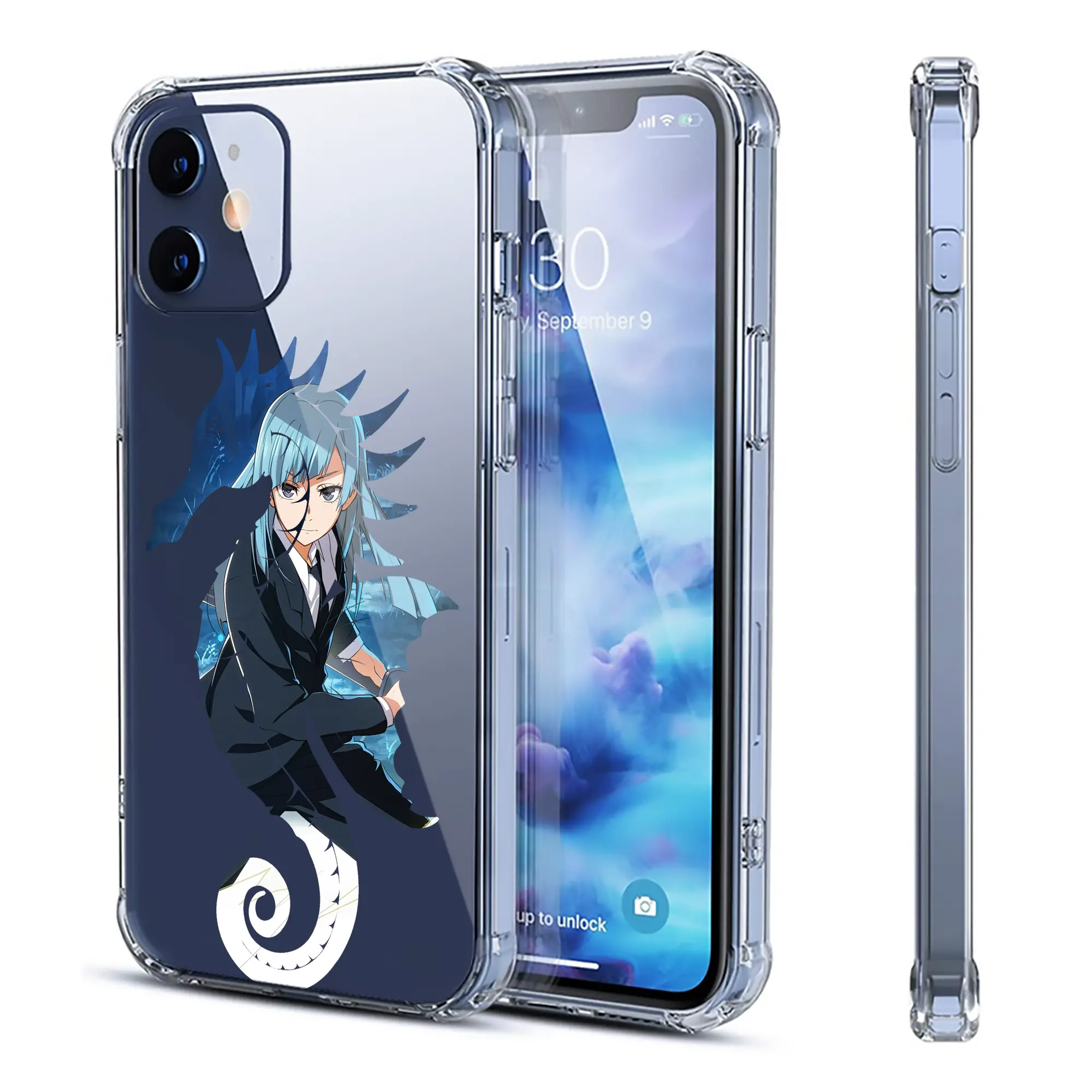 呪術廻戦 グッズ,三輪 霞 - IPhone 12シリーズ対応 ・ 透明スマホケース ・ クリアソフトケース ・ TPU素材 ・ 耐衝撃 ・ 高密着 ・ 防汚 防指紋 ・ 簡単着脱